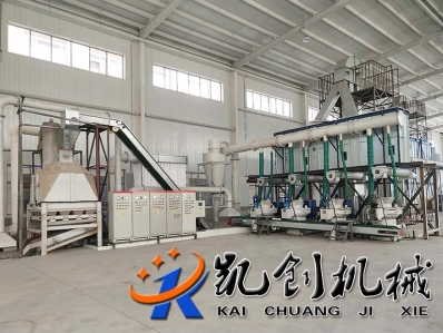 廣東中山生物質(zhì)顆粒生產(chǎn)線生產(chǎn)現(xiàn)場